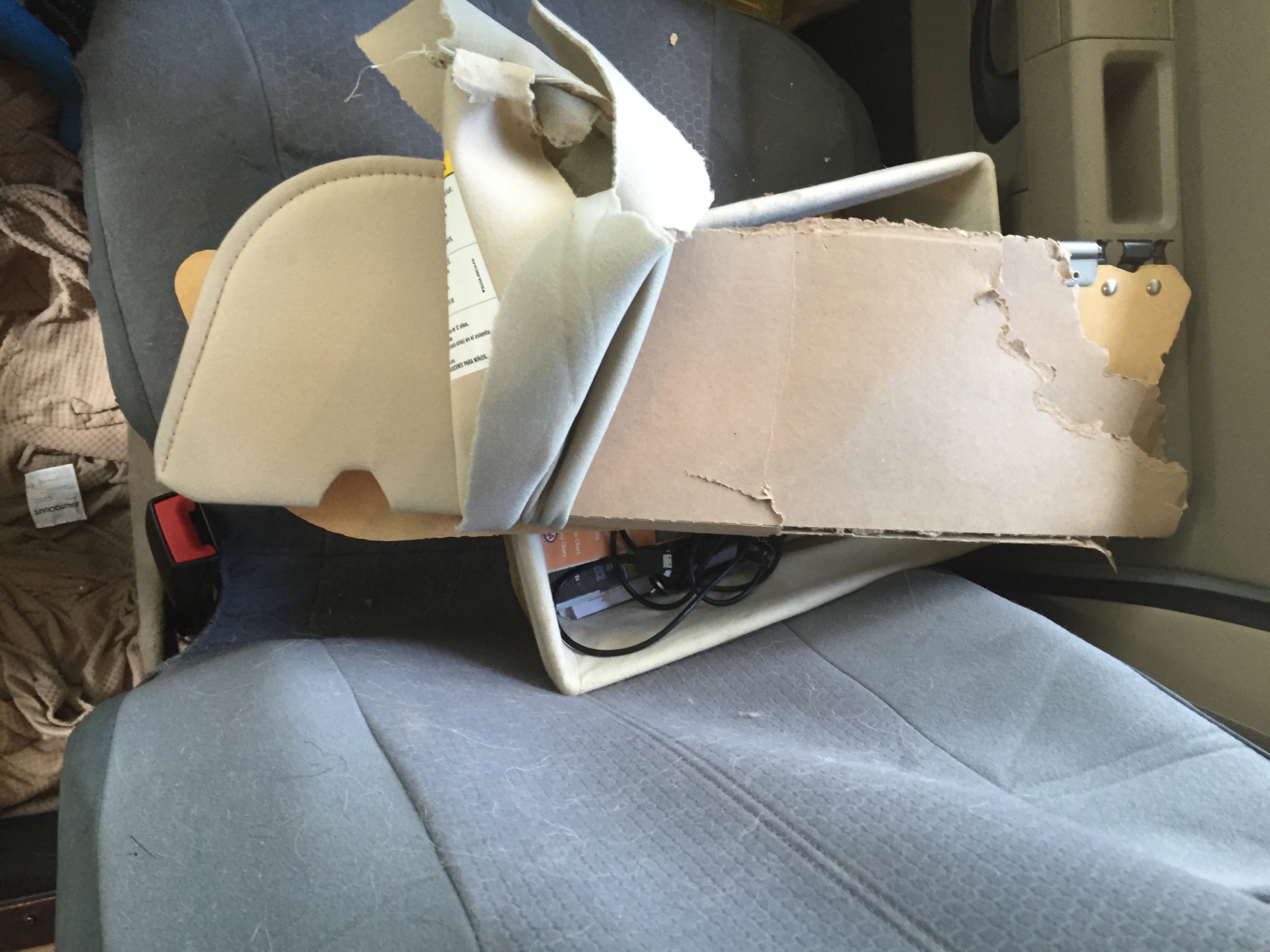 This was a sun visor, in a previous life